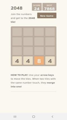 2048 - Screenshot 3