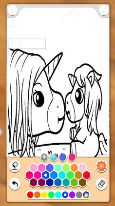 Unicorn Chibi-Coloring Game - Screenshot 4