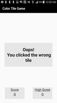 Color Tile Game - Screenshot 2