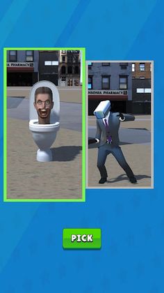 War: toilet vs cameramen - Screenshot 1