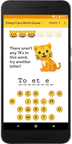 Emoji Cats Word Guess - Screenshot 3