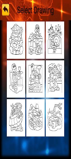 Robot Coloring - Screenshot 3