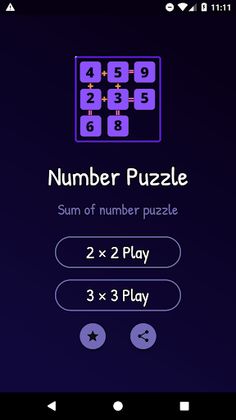 Sum of Number Puzzle - Screenshot 1