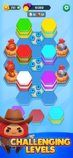 HexaGo - Sorting Puzzle - Screenshot 3