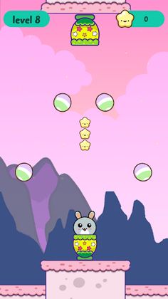 Kawaii Up Jump : Endless Adven - Screenshot 2