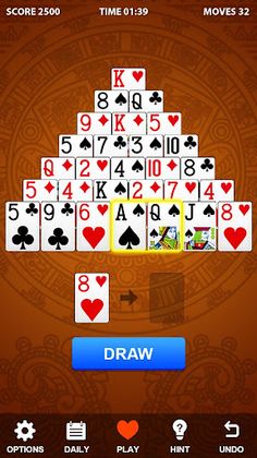 Pyramid Solitaire - Screenshot 1