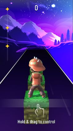 Boboi boy galaxy Tiles Hop - Screenshot 2