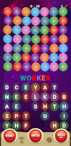 LetterBall - English word game - Screenshot 2
