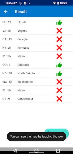 USA State Shape Quiz - Screenshot 4