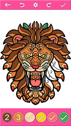 Tattoo Coloring by Number Book - Screenshot 3