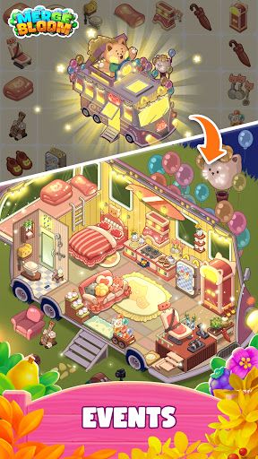 Merge Bloom - Flower Town - Screenshot 2