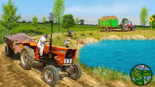 Farming Game : Tractor Trolley - Screenshot 2