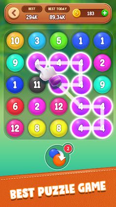 Number Bubble Puzzle - Screenshot 1