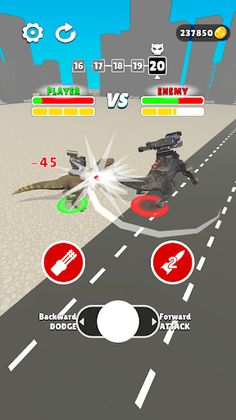 Dino Battle Ragdoll Fighter - Screenshot 4