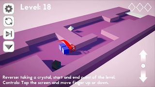 Running Cube in Easy Maze Game - Screenshot 2
