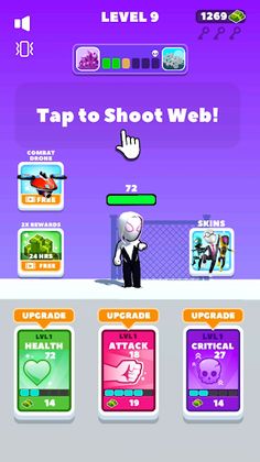 Web Swing Hero - Screenshot 1