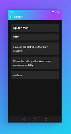 Movie Quotes Quiz (Difficult) - Screenshot 4