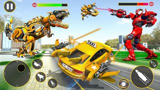 Flying Taxi Robot Transform 3D - Screenshot 2