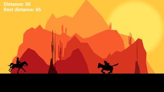 Racing Cowboy - arcade runner - Screenshot 3