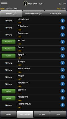 IXC - Internet Xadrez Clube - Screenshot 3