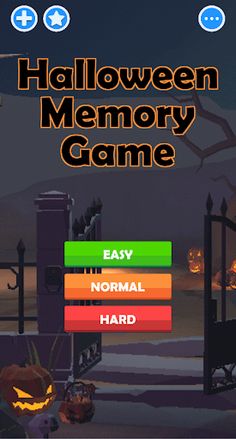 Halloween Memory Game - Screenshot 1