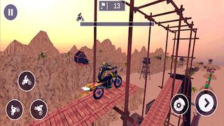 Superhero Bike Stunt Racing - Screenshot 1