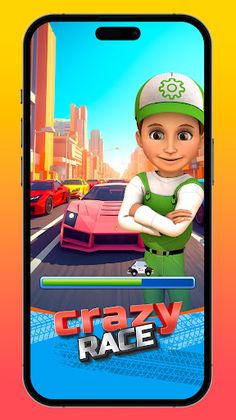 Handy Andy - Crazy cars race - Screenshot 1