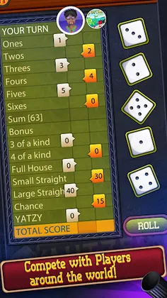 Yatzy - Screenshot 2
