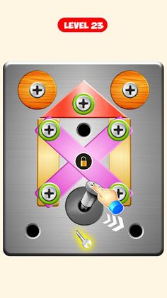 Screw Pin Nuts & Bolts Puzzle - Screenshot 2