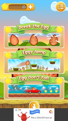 Easy Crazy Eggs Race - Screenshot 1