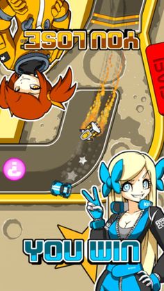 Blonde vs. Brunette Racing - Screenshot 2
