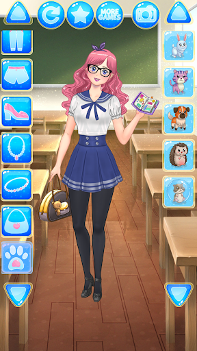High School Anime Dress Up - Screenshot 2