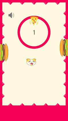 Cat Likes Pizza - Flappy Game - Screenshot 2