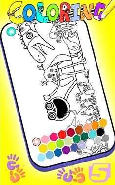 Garten Of BanBan 5 Coloring - Screenshot 2