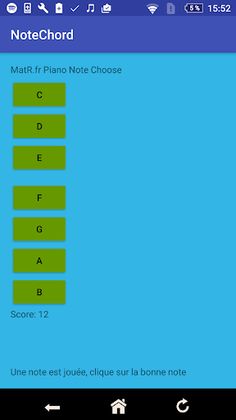 Piano Note Choose - Screenshot 1