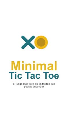 Minimal tic tac toe - Screenshot 1