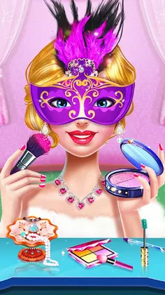 Princess Makeup - Masked Prom - Screenshot 1