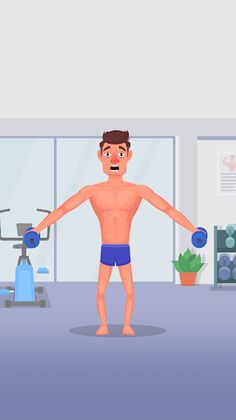 Muscle Man Clicker-Gym Workout - Screenshot 1