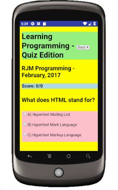 Learning Programming Quiz - Screenshot 2