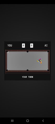 mini billiard pool - Screenshot 1