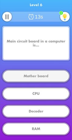Trivia Quiz game - Screenshot 2