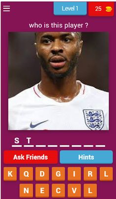 England national team stars - Screenshot 1