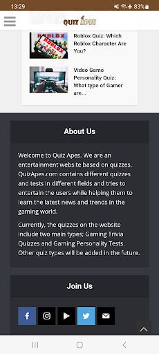 QuizApes - Quizzes for Gamers - Screenshot 4