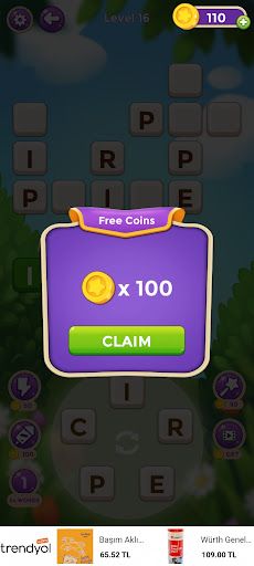 Kelime bulmaca oyunu - Screenshot 2