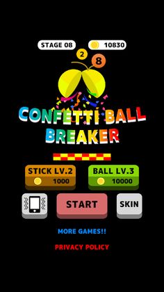 Confetti ball breaker - Screenshot 1