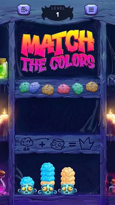 Zombie Brain Sort Puzzle - Screenshot 1