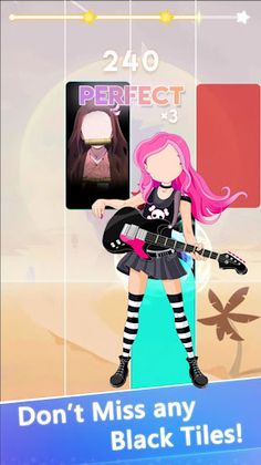 Rock Music Piano Tiles - Screenshot 1