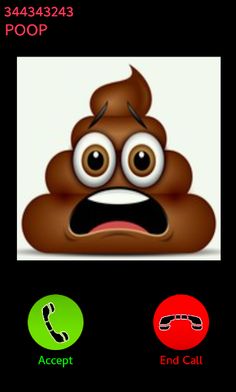 Fake call poop game - Screenshot 2