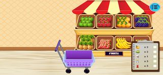 Supermarket Shopping 2D Sim 2 - Screenshot 1