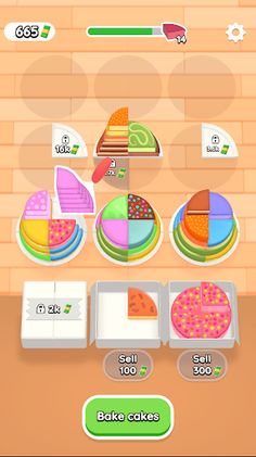 Sort Cake Stacks - Screenshot 1
